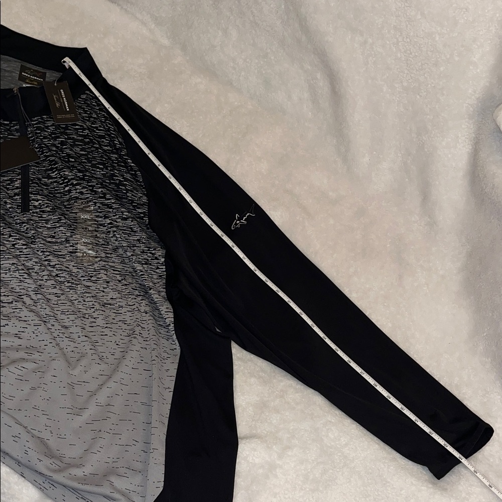 Greg Norman Collection Black and Gray Long Sleeve Tee - Picture 8 of 12
